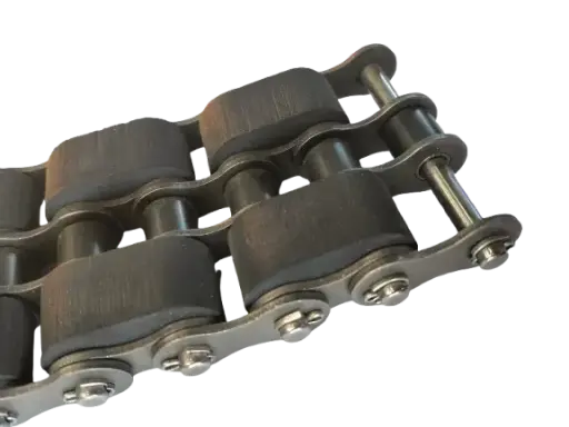 [0012031] Roller chain with rubber inserts Triplex 12B-3